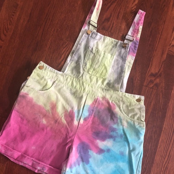 Pants - NWOT Tye Dye Overall Jumper